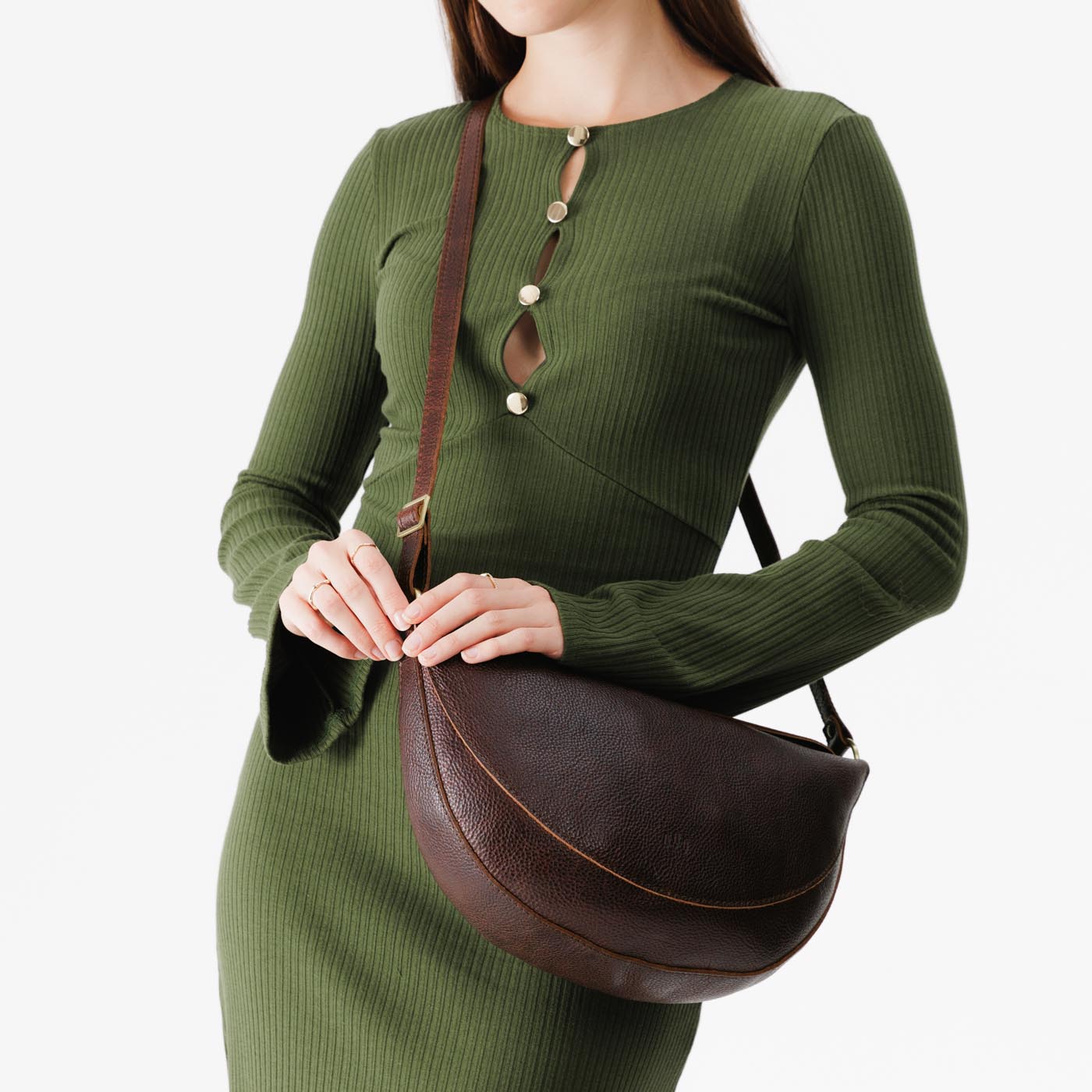 Coldbrew*Large | Half circle shaped sling bag