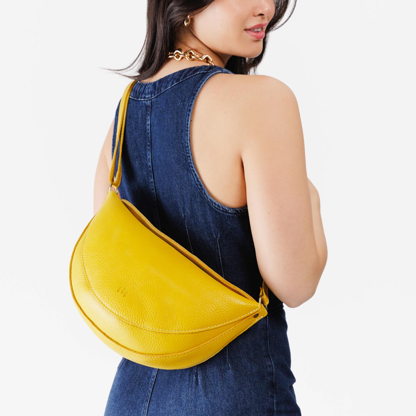 Naples*Large | Half circle shaped sling bag