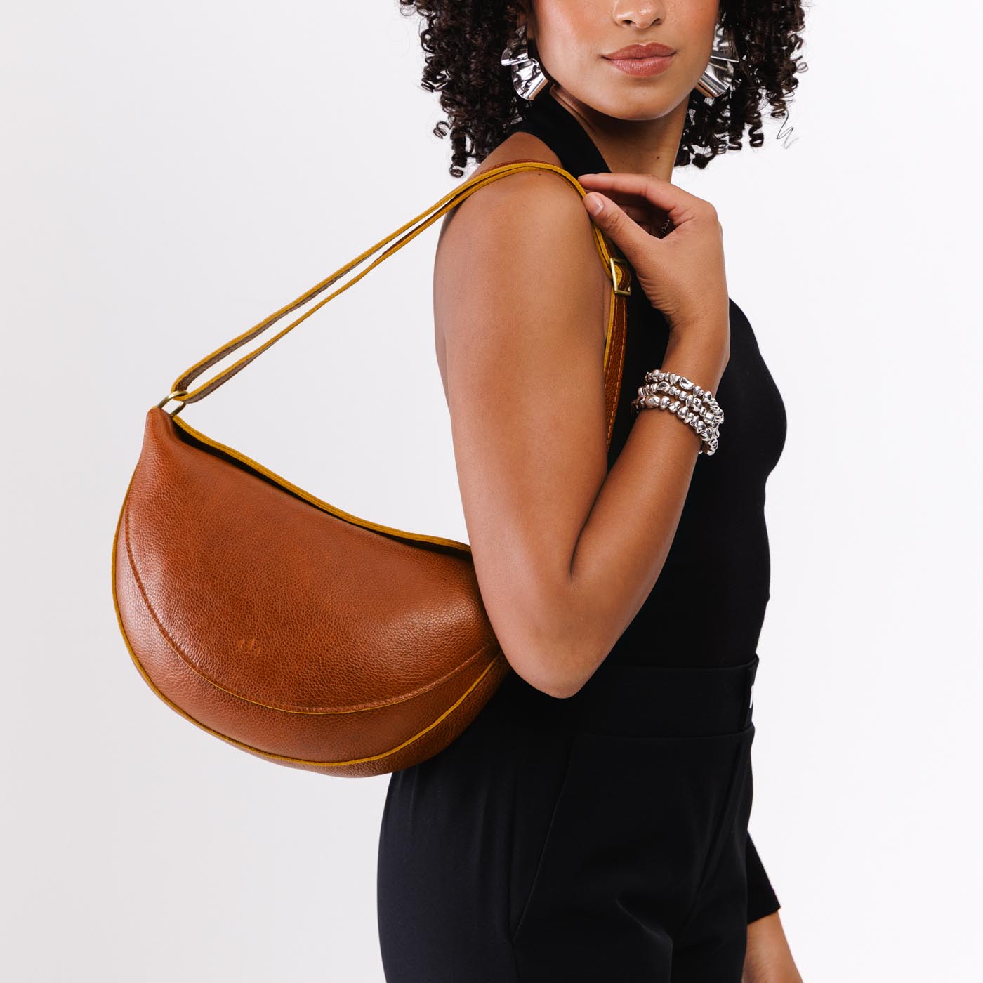 Sienna*Large | Half circle shaped sling bag