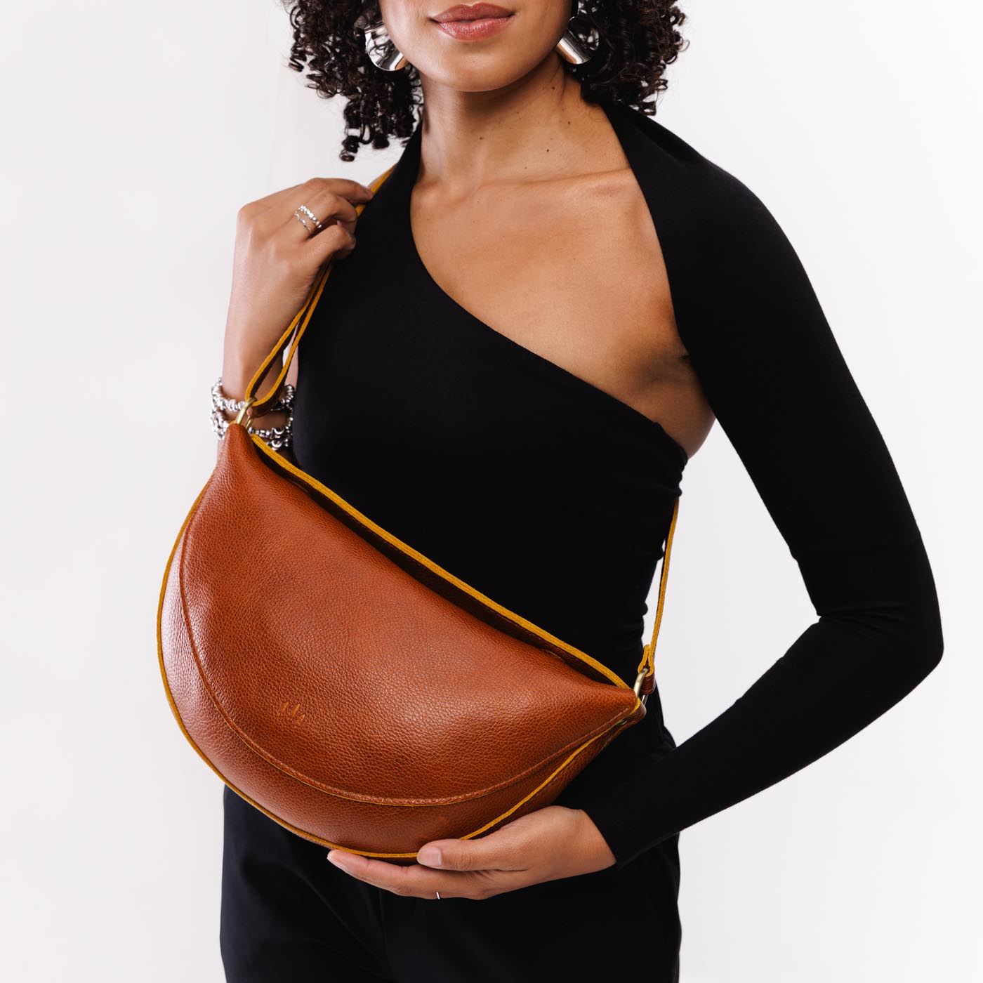 Sienna*Large | Half circle shaped sling bag