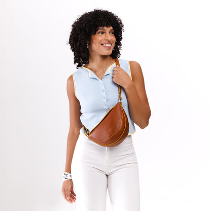 Sienna*Small | Half circle shaped sling bag