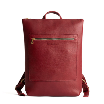 Flamenco | Rectangular slim leather backpack