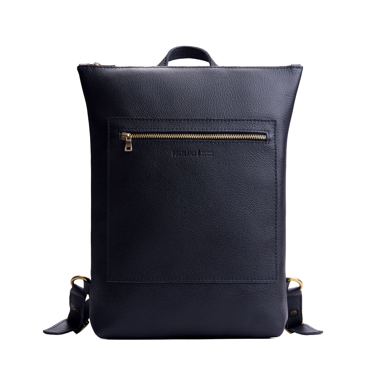 Night Owl | Rectangular slim leather backpack