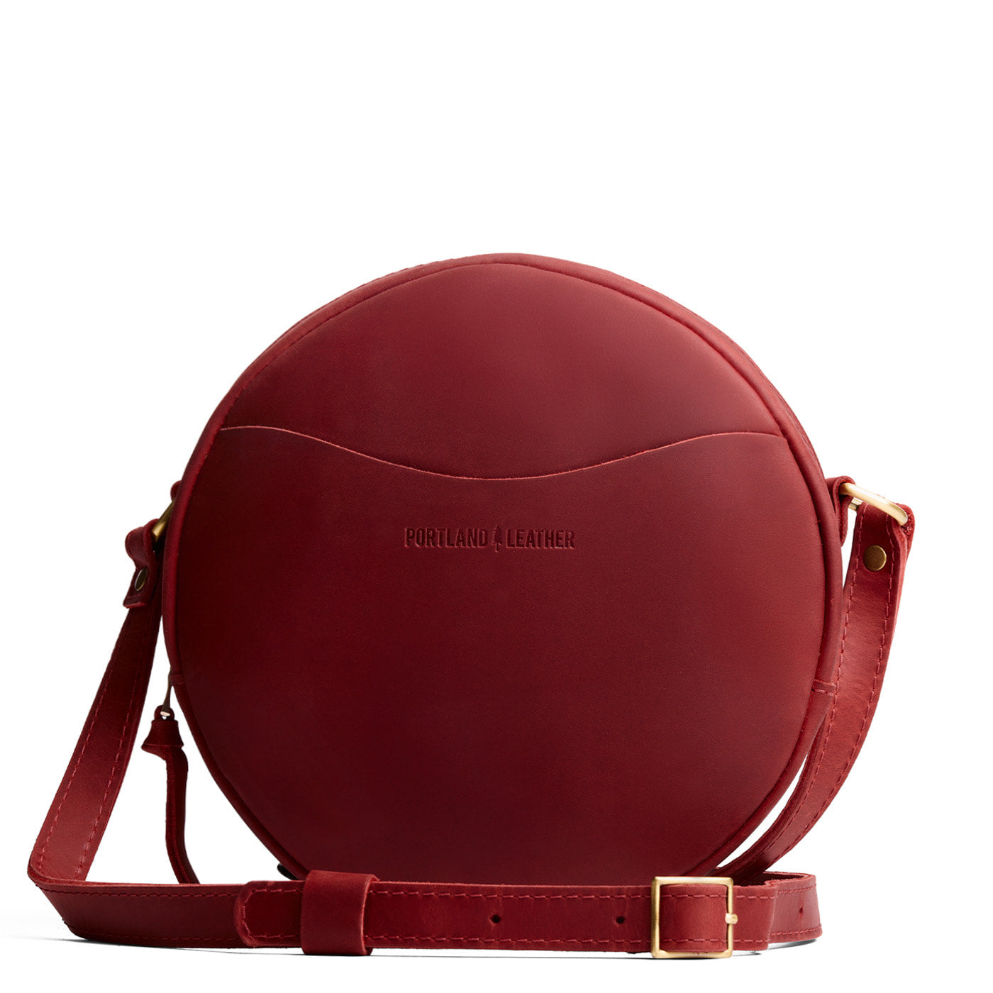 Phoenix*Large | Circle shaped crossbody bag with top zipper