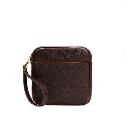 Coldbrew | Square shaped pouch with zipper opening, wristlet, and front pocket