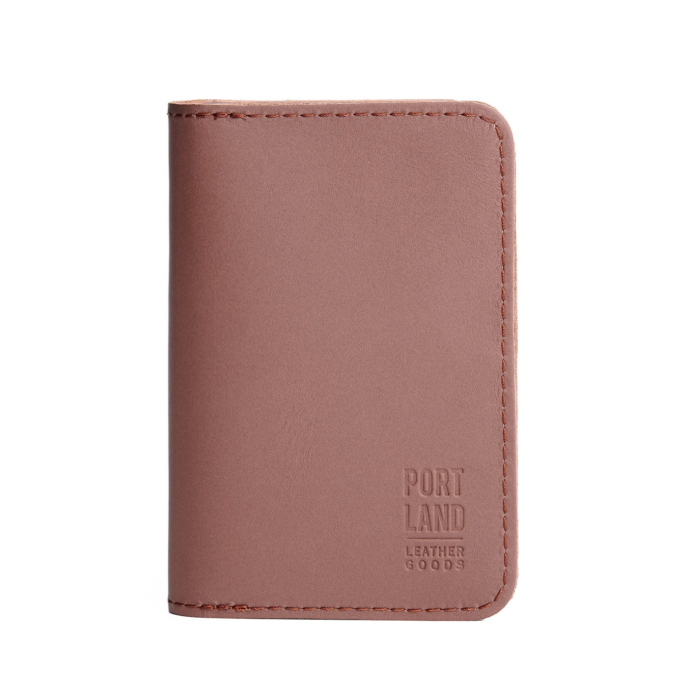 Sunkissed | Leather passport case with PLG logo