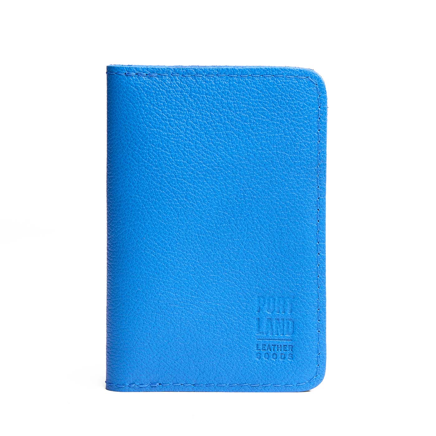 Skydive | Leather passport case with PLG logo