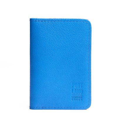 Skydive | Leather passport case with PLG logo