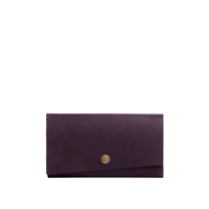 Larkspur | Leather wallet with snap closure