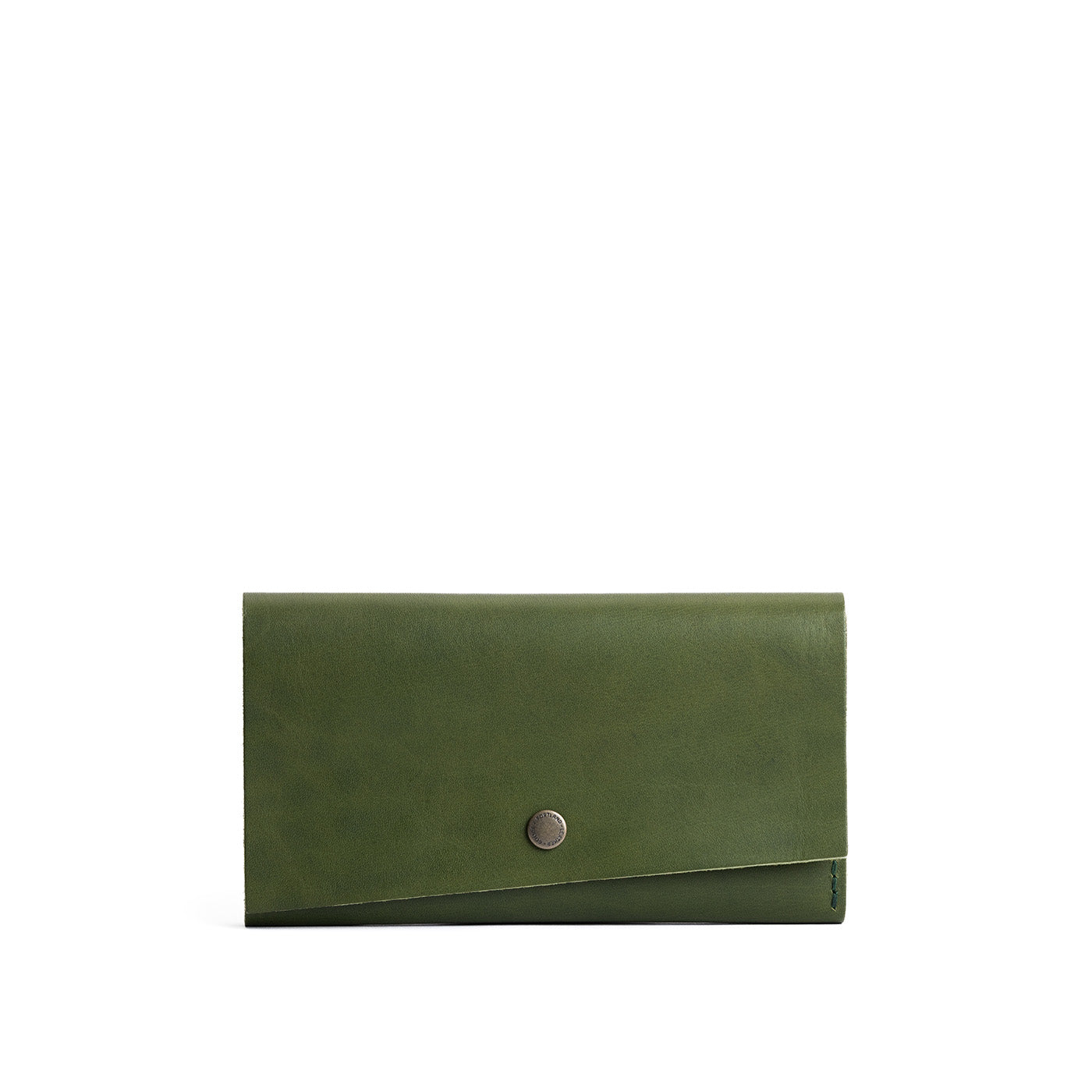 Pine | Leather wallet with snap closure