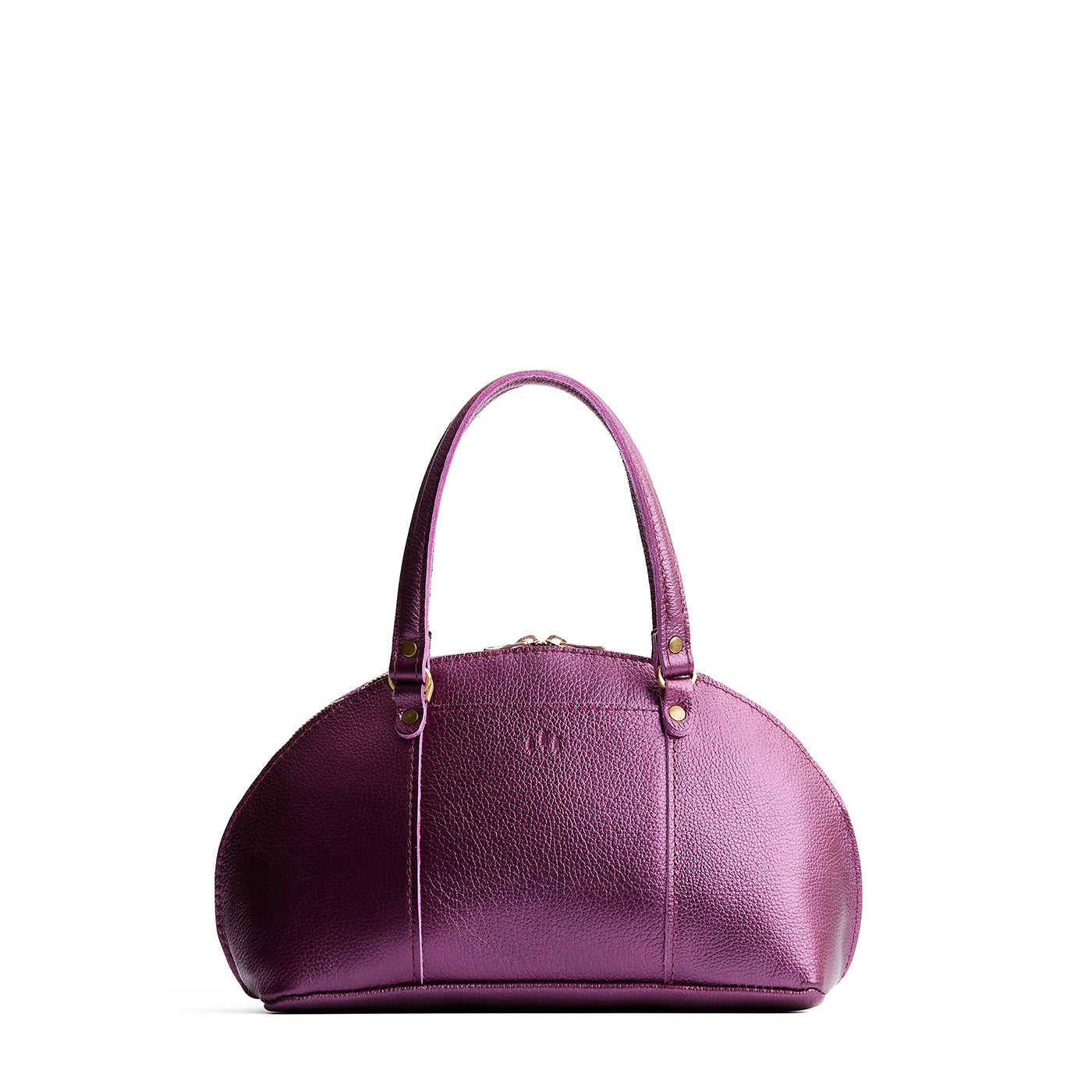 Ultra Violet*Small | A half circle crossbody bag with handles and removable crossbody strap