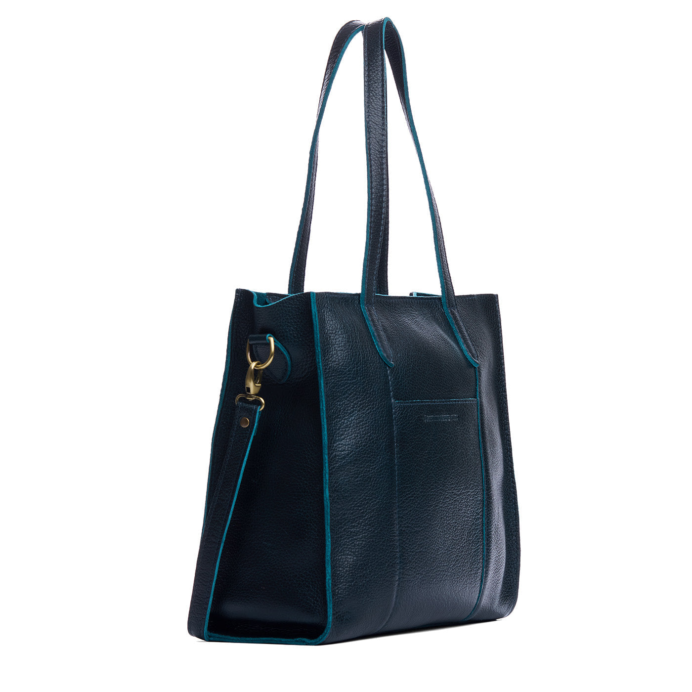 Boreal*North/South | Structured large tote bag with overlapping panels and crossbody strap