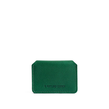 Bacalar | Small leather wallet with snap closure