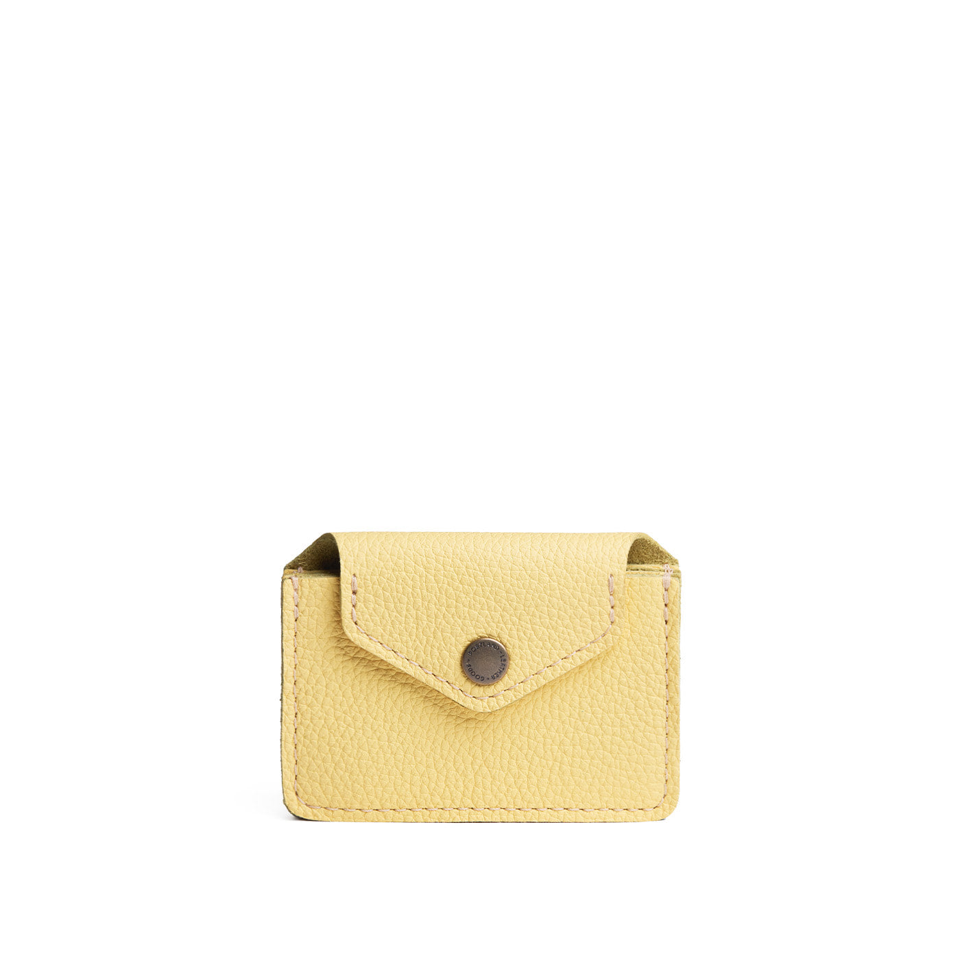Butter Bliss | Small leather wallet with snap closure