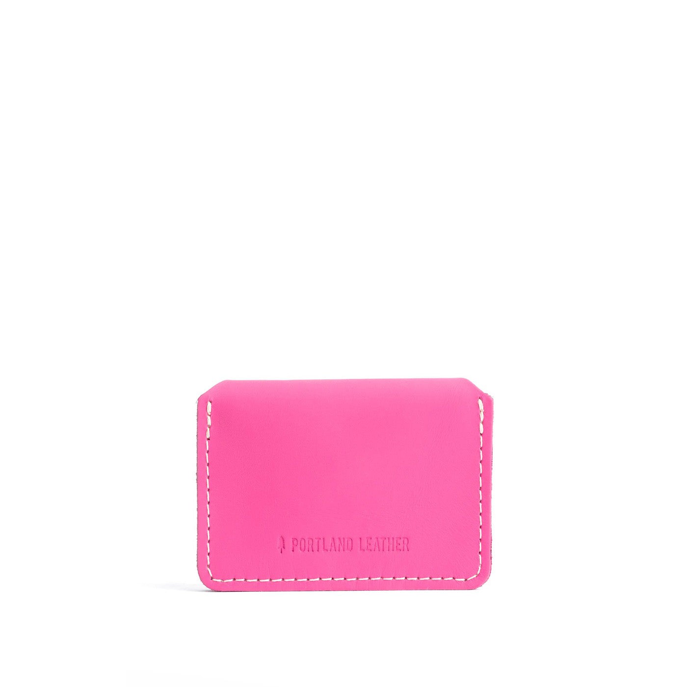 Margot | Small leather wallet with snap closure