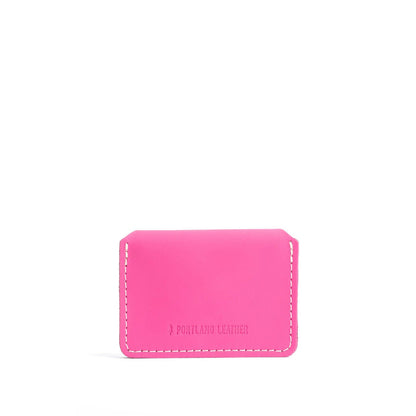 Margot | Small leather wallet with snap closure