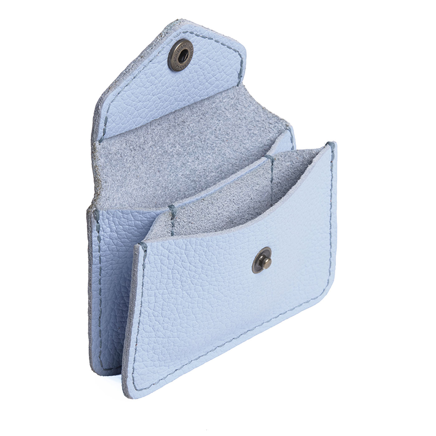 Skyway*Classic | Small leather wallet with snap closure
