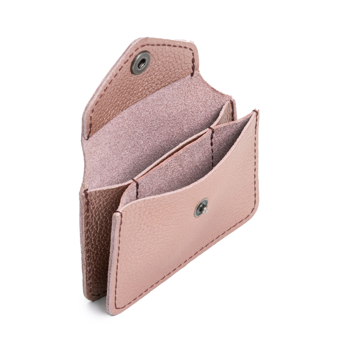 Supernova*Classic | Small leather wallet with snap closure