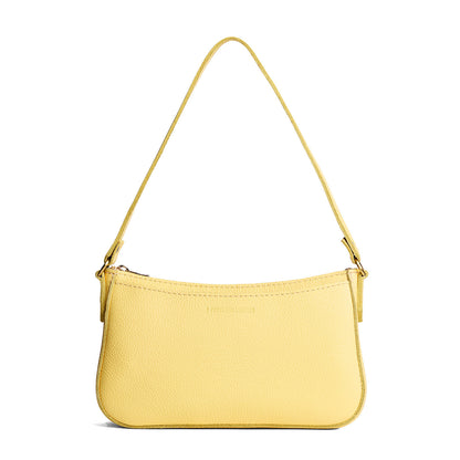 Butter Bliss*Small | Petite bean shaped shoulder bag with a zipper closure