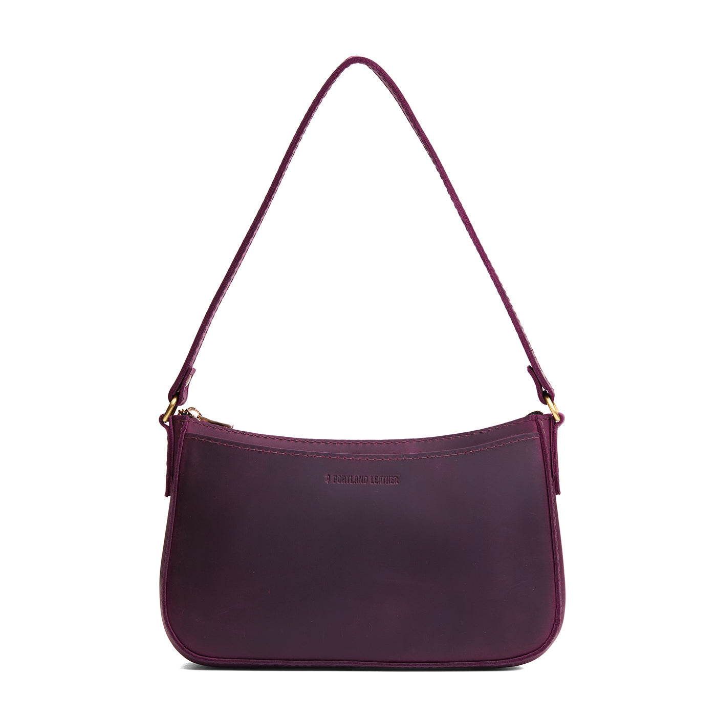 Larkspur*Small | Petite bean shaped shoulder bag with a zipper closure