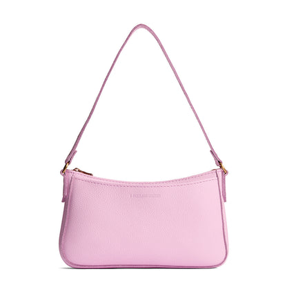 Pinkaboo*Small | Petite bean shaped shoulder bag with a zipper closure