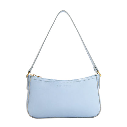 Skyway*Small | Petite bean shaped shoulder bag with a zipper closure