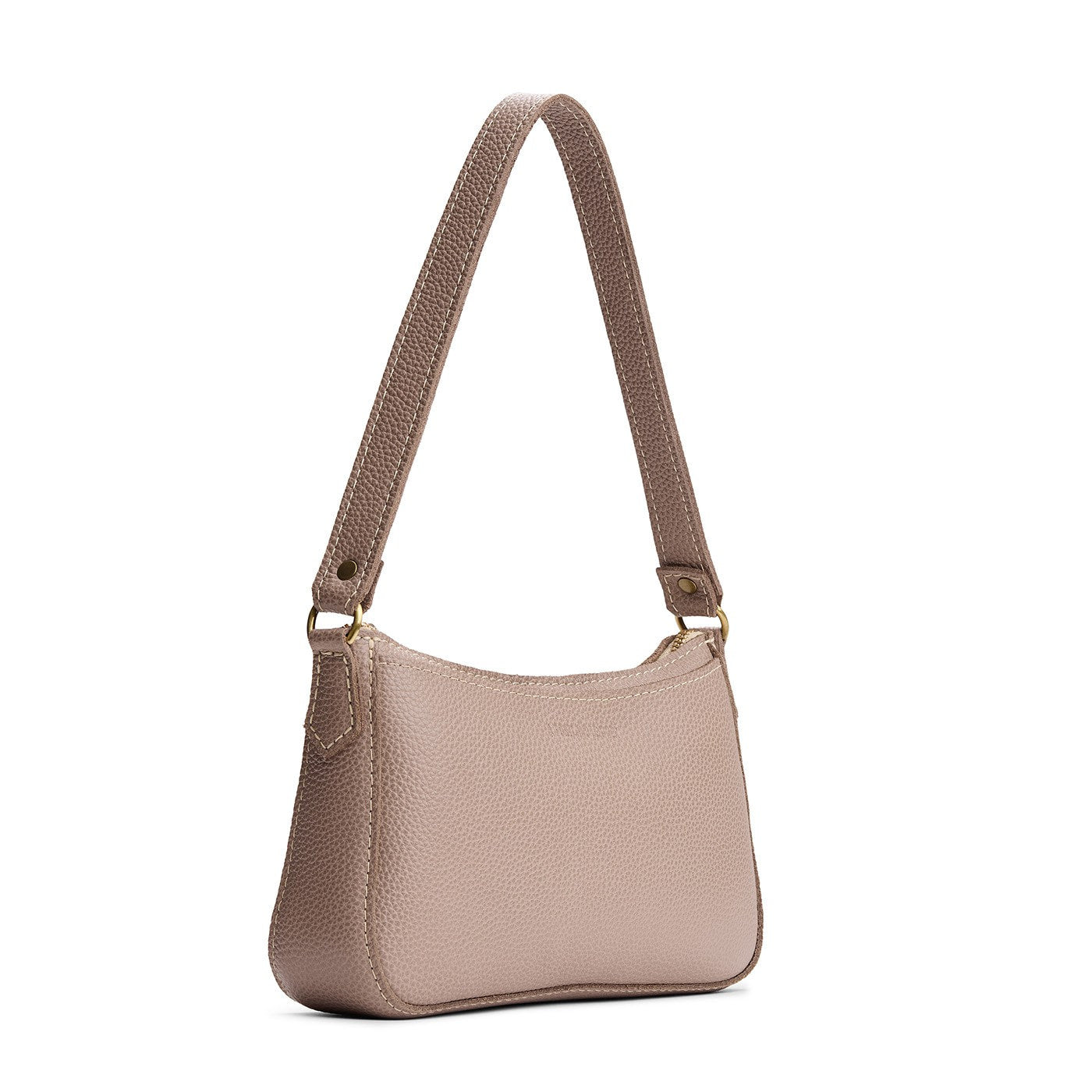Sparrow*Small | Large bean shaped shoulder bag with a zipper closure
