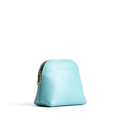Cabo*Mini | Compact leather pouch with top zipper