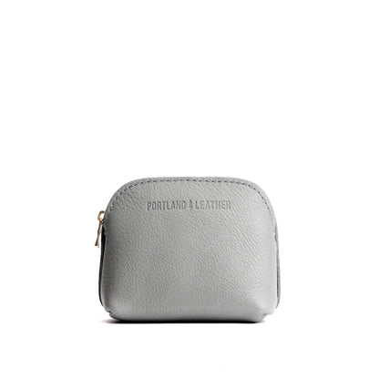 Nimbus*Mini | Compact leather pouch with top zipper