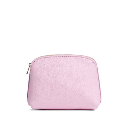 Pinkaboo*Classic | Compact leather pouch with top zipper
