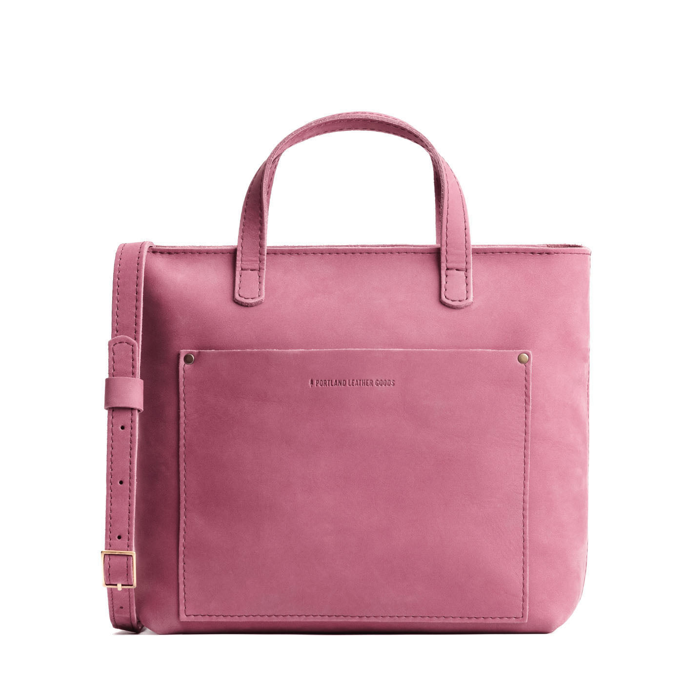 Foxglove*Zipper | Midsize crossbody tote with handles and a pocket