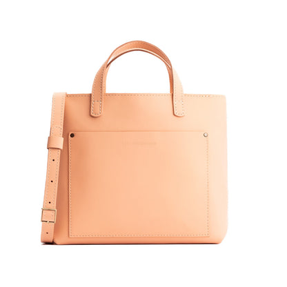 Mamey*Zipper | Midsize crossbody tote with handles and a pocket
