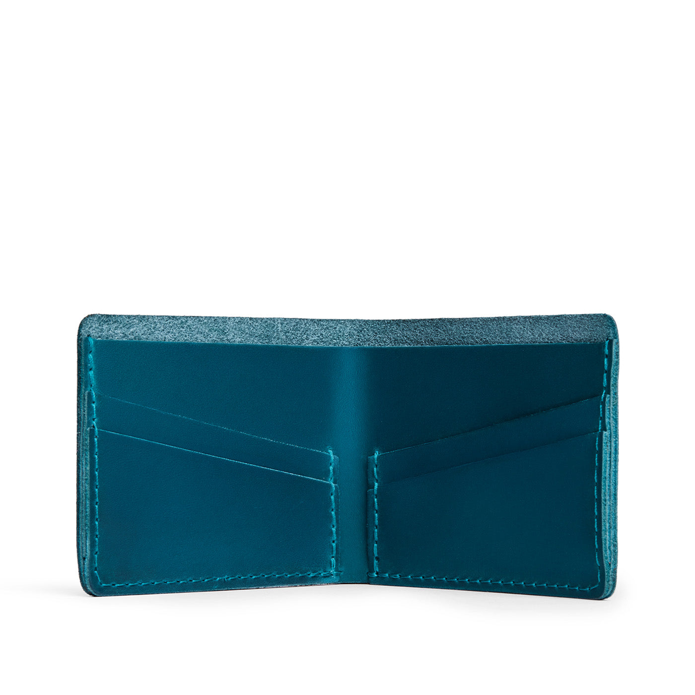 Westward Blue | Leather bifold wallet with card slots