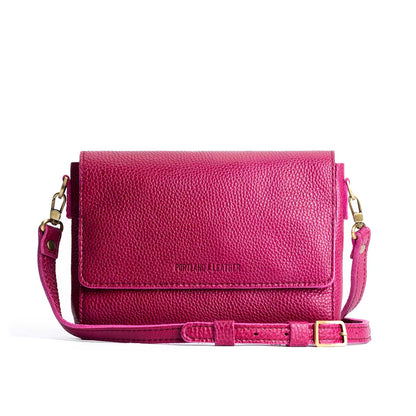 Cosmo*Medium | Leather Crossbody Bag with Magnetic Messenger Bag Closure
