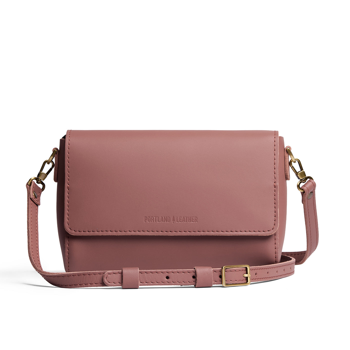 Sunkissed*Medium | Leather Crossbody Bag with Magnetic Messenger Bag Closure