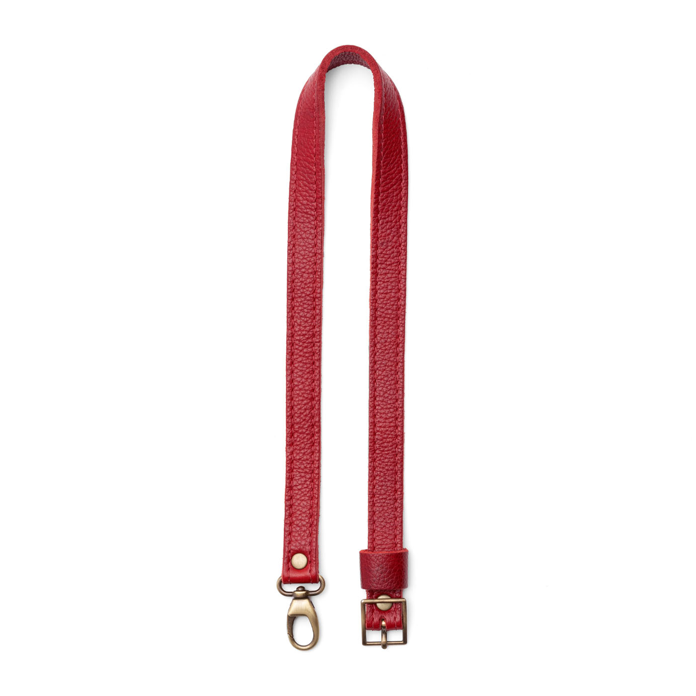 Chili Red | Leather Crossbody Bag strap extender