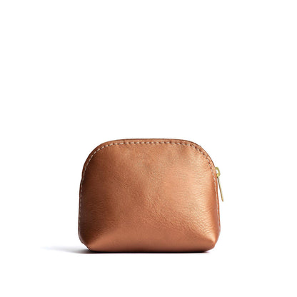 Hava*Mini | Compact leather pouch with top zipper