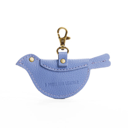 Aster | Bird shaped pouch with button closure and lobster clasp