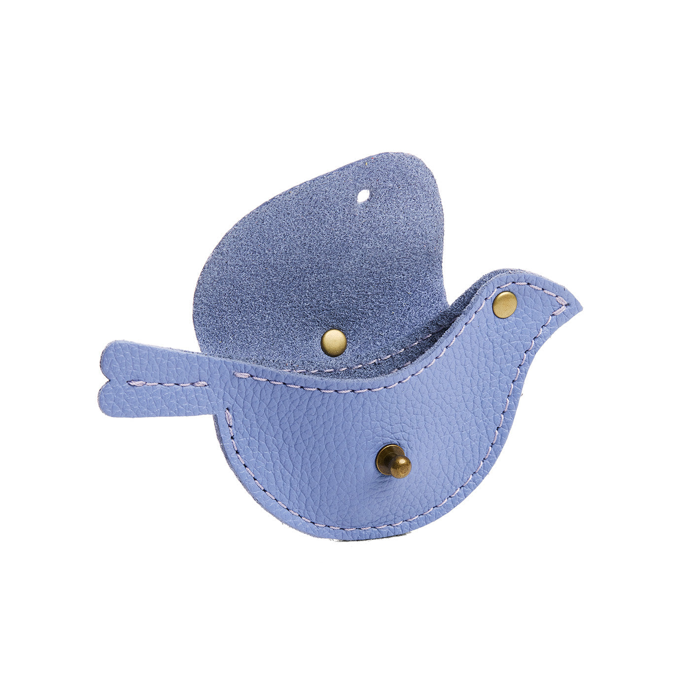Aster | Bird shaped pouch with button closure and lobster clasp