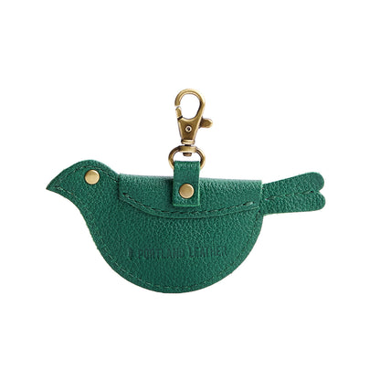 Bacalar | Bird shaped pouch with button closure and lobster clasp