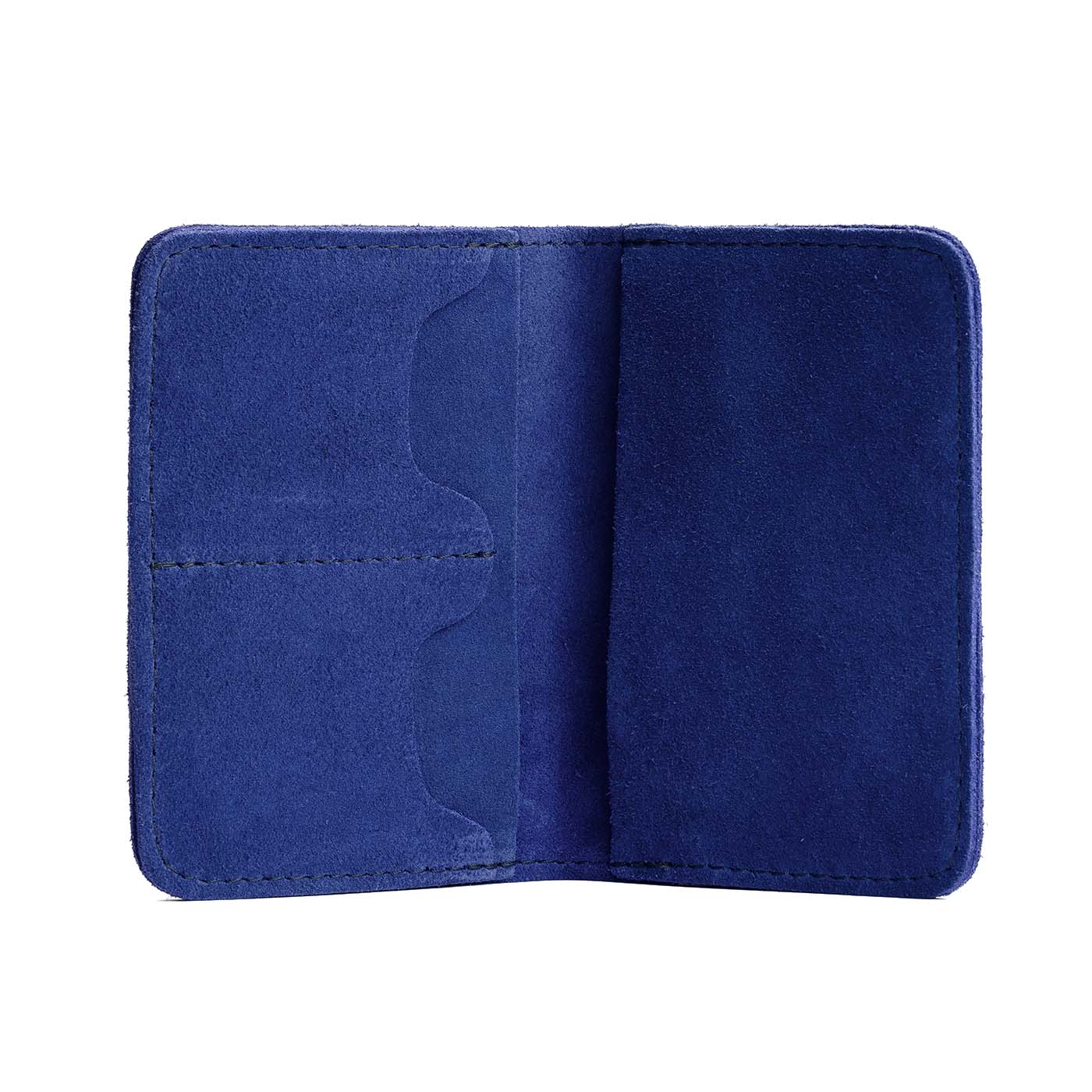 Joni Blue | Leather passport case with PLG logo