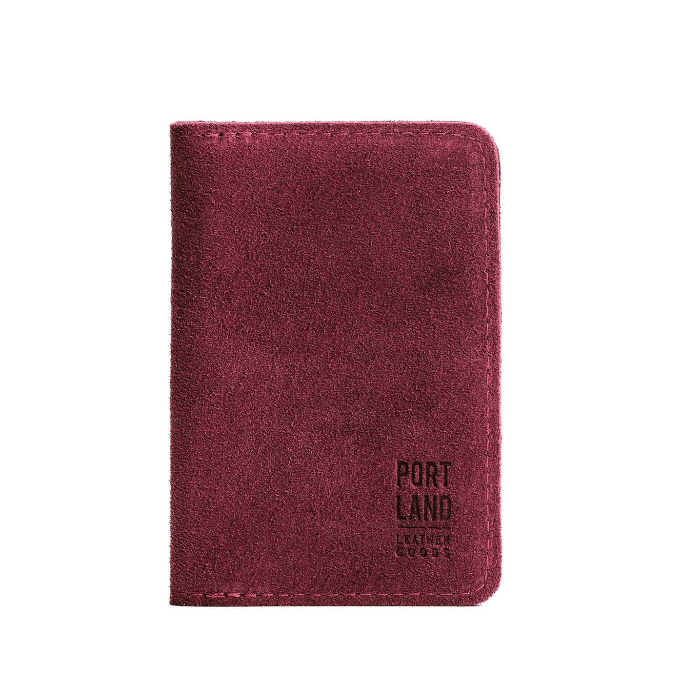 Red Panda | Leather passport case with PLG logo