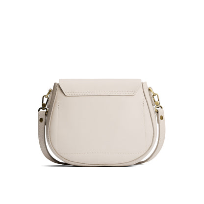 Bone*Small | Petite leather Crossbody with a flap and magnetic closure