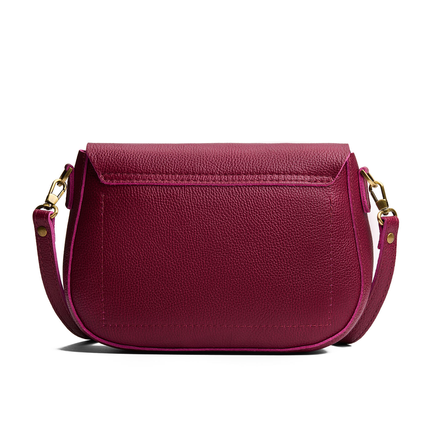 Orchid*Large | Petite leather Crossbody with a flap and magnetic closure