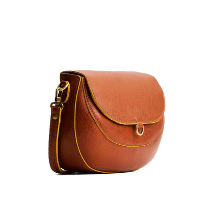 Sienna*Large | Leather Crossbody with a flap and magnetic closure