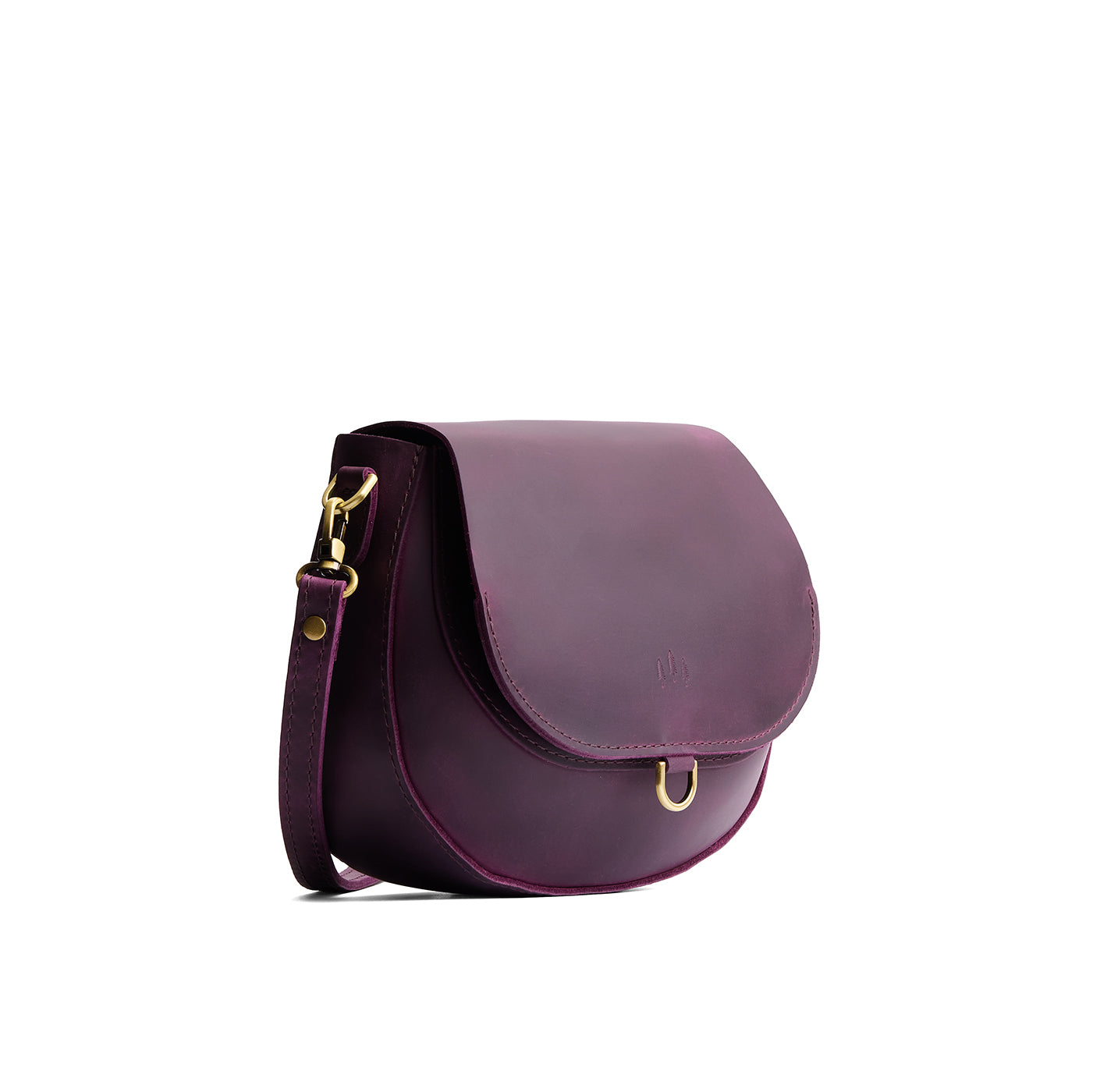 Larkspur*Small | Petite leather Crossbody with a flap and magnetic closure