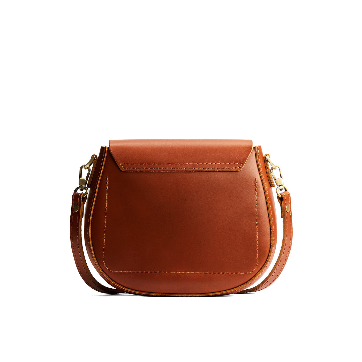 Madrone*Small | Petite leather Crossbody with a flap and magnetic closure