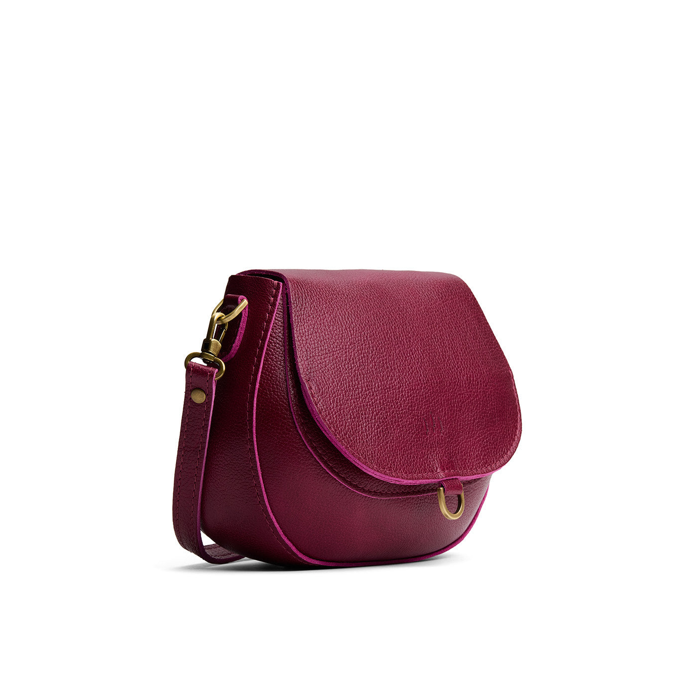 Orchid*Small | Petite leather Crossbody with a flap and magnetic closure
