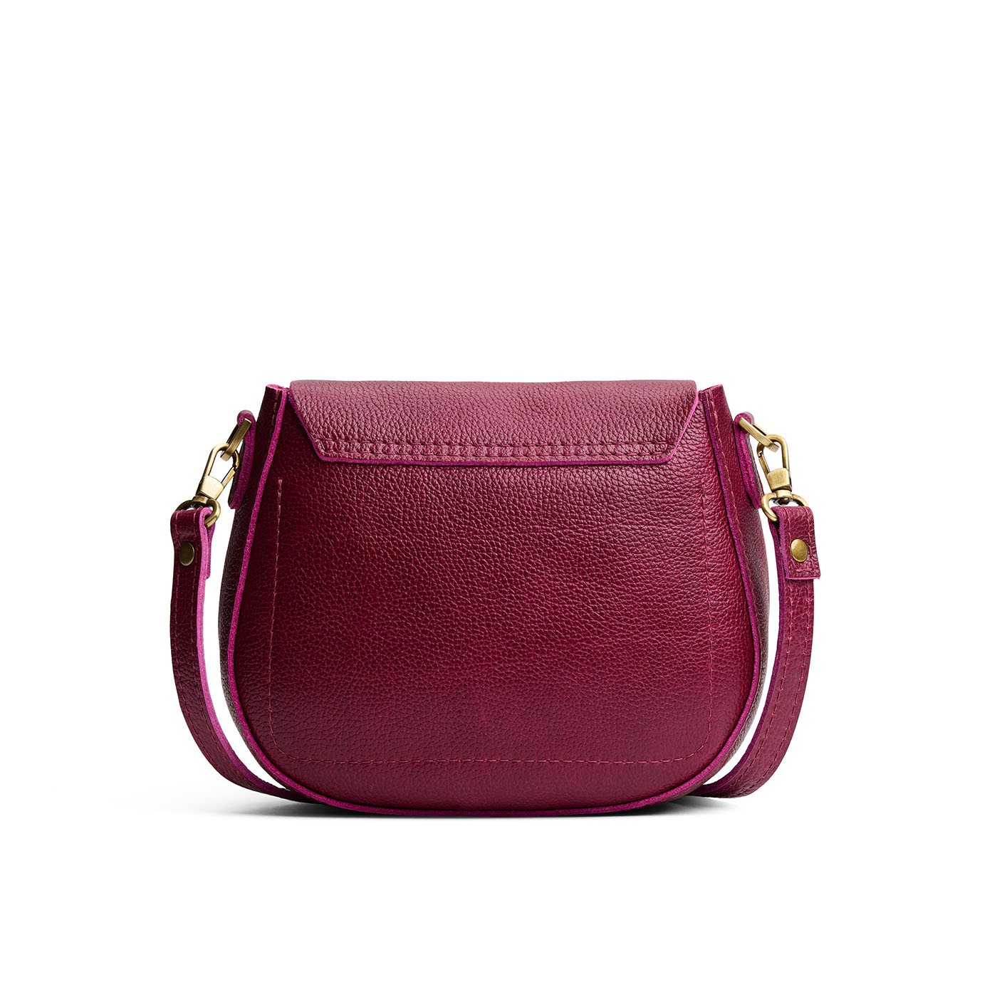 Orchid*Small | Petite leather Crossbody with a flap and magnetic closure
