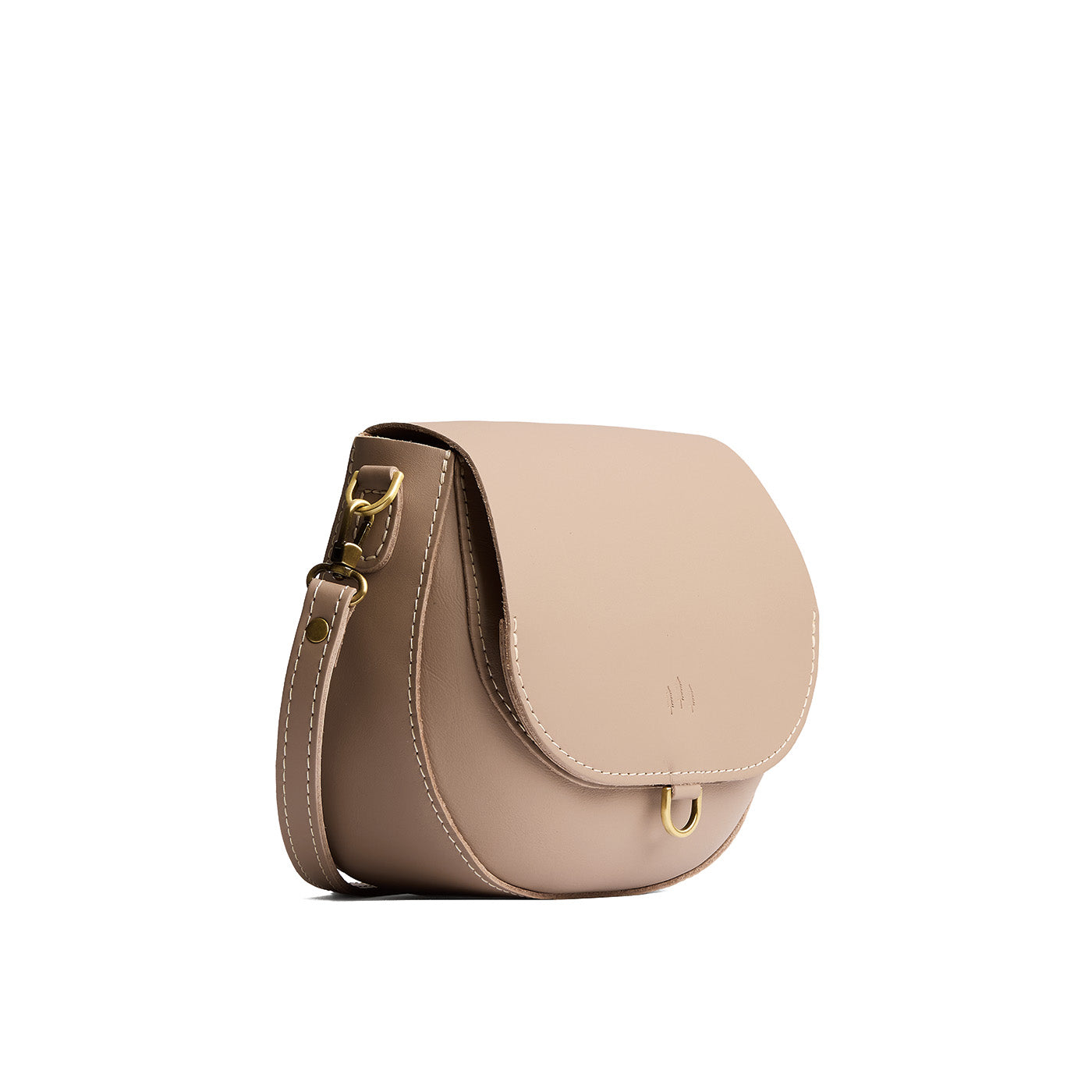 Stone*Small | Petite leather Crossbody with a flap and magnetic closure